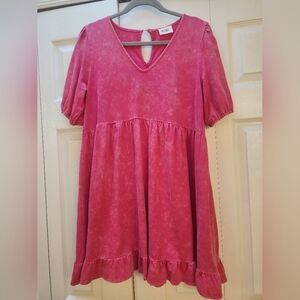 BiBi Pink Babydoll Dress